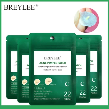 

BREYLEE Acne Treatment Acne Pimple Patch Face Mask Peeling Pimple Remover Tool Blemish Spot Acne Cream Night Use Skin Care 5PCS