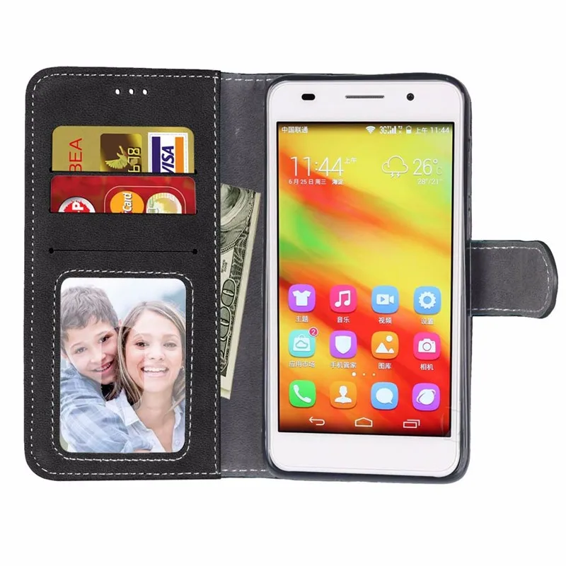 For Huawei Honor 6 Case Luxury Wallet PU Leather Back Cover Phone Case For Huawei Honor 6 H60-L02 H60-L04 H60-L12 Case Flip Bag (10)