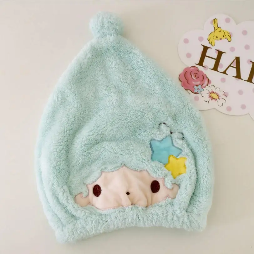 new Plush toy cartoon animal hair cap, strong absorptive dry long velvet ultra soft baby special dry hair cap, towels