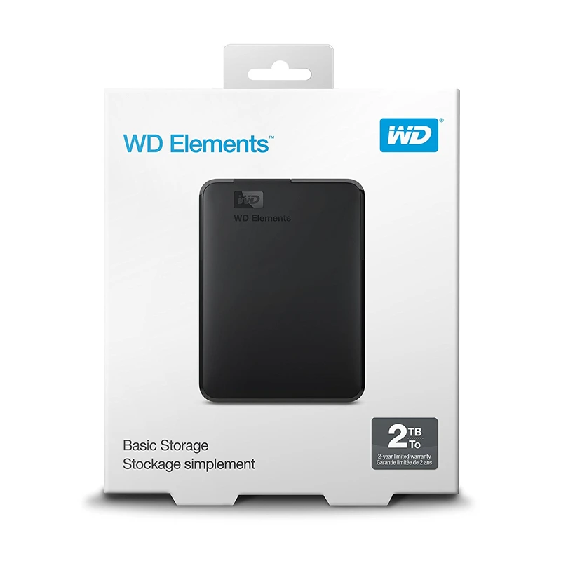 Western Digital WD Elements внешний hdd 1 ТБ 2 ТБ 4 ТБ USB3.0 2," Портативный жесткий диск Hdd для ПК ноутбука