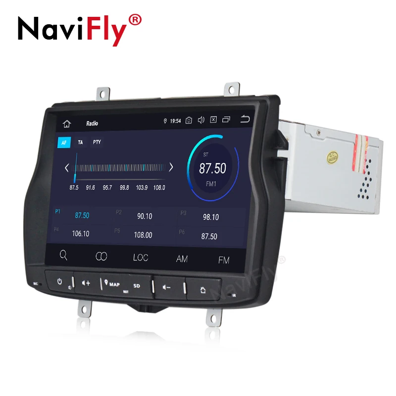Top Navifly android 9.0 Car dvd multimedia player radio audio For Lada Vesta 2015-2018 with GPS Navigation IPS DSP SWC WIFI USB SD 5