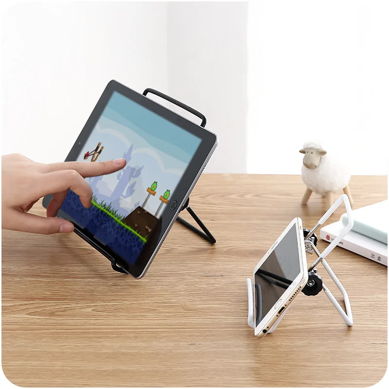 

OCHGEP 360 Degree rotatable metal support Stand for mobile phone folding cell phone tablet rack flat panel mobile phone stand