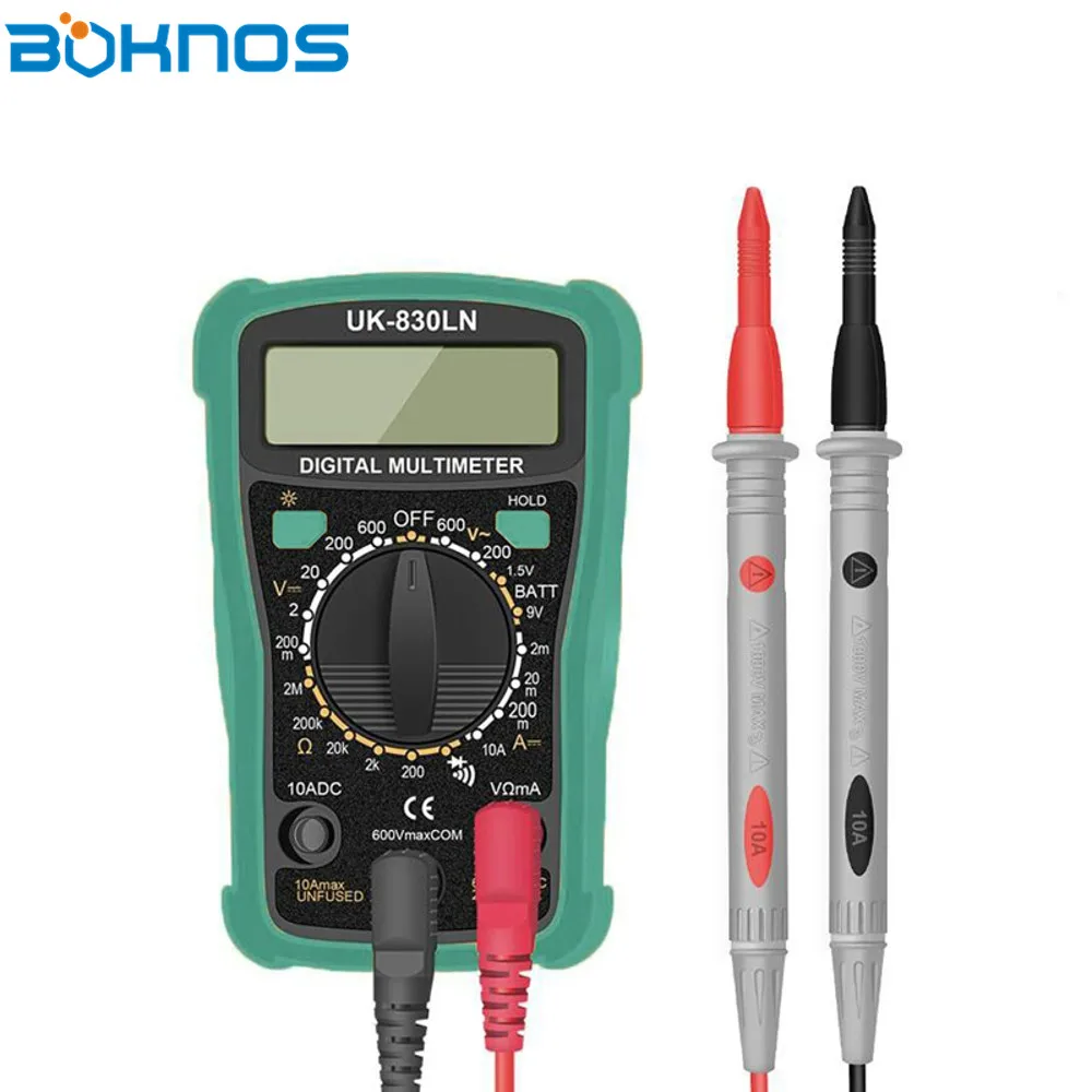 

Portable Multimeter Digital Multimeter AC DC Voltage Meter DC Ammeter Resistor LCD Display Tester for Repair Tool BOKNOS