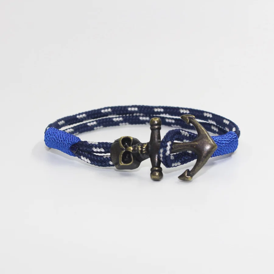 wbo600new rope bracelets pure hand hooks anchor bracelet