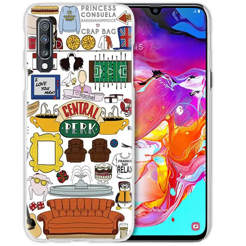 04 Лучшие друзья вместе чехол для samsung Galaxy A50 A70 A20e A40 A30 A20 A10 A8 A6 плюс A9 A7 жесткий прозрачный поликарбонатный чехол для телефона чехол - Цвет: 04