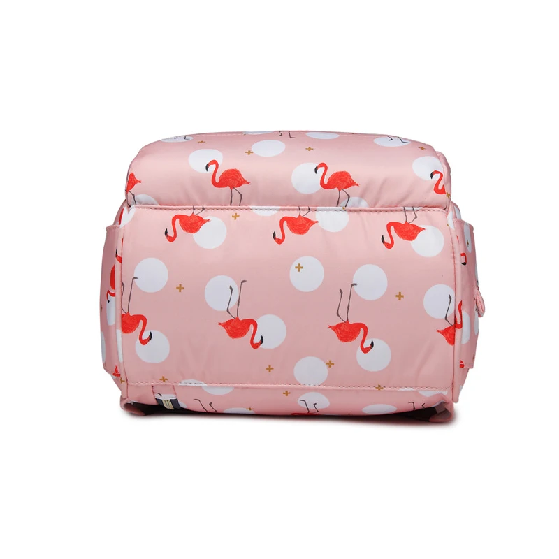 Водонепроницаемый Оксфордский рюкзак с принтом фламинго, сумка для подгузников, сумки для подгузников для беременных, Большой Вместительный Детский рюкзак для путешествий, сумка для кормления