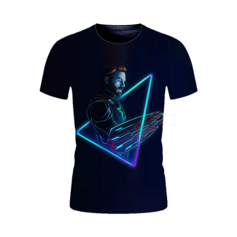 

Comics Marvel Hero Mens Tshirts Women Black Tee Shirt Teens Streetwear Boys Kids Tshirt Short Sleeve Men Oversized Men Clothes