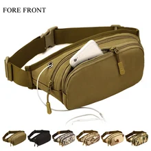 Outdoor Sport Waist Bag Functional 1000D Nylon Phone Belt Bag Crossbody Bag