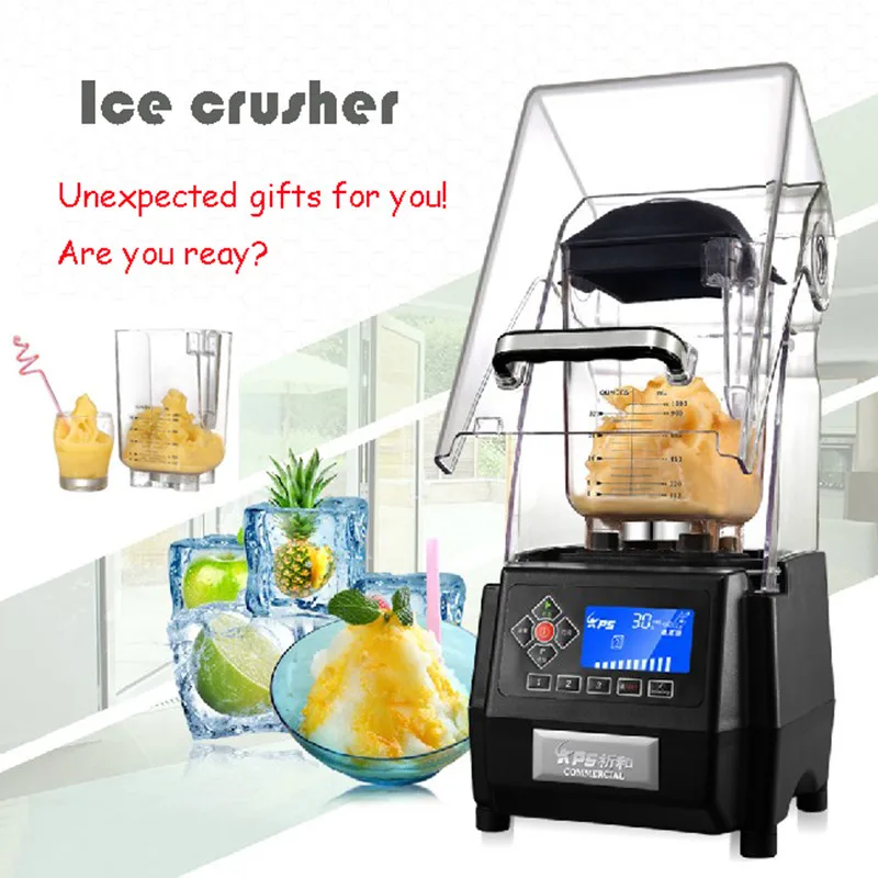 220V Electric Ice Crusher Commercial Use Ice Drink Blender Smoothies