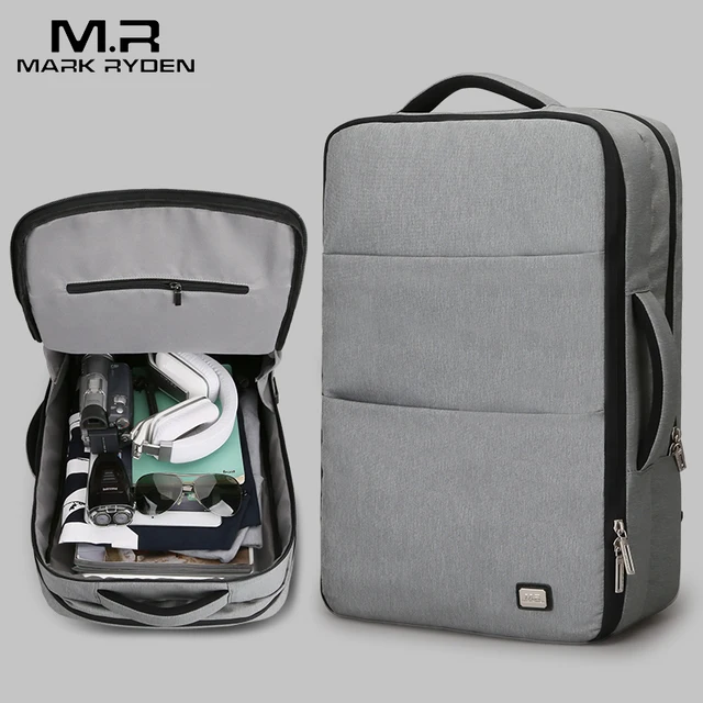 New Large Capacity Man Backpack Waterproof Usb Design 17 Inch Laptop Bags Male Short Trip Travel Bag