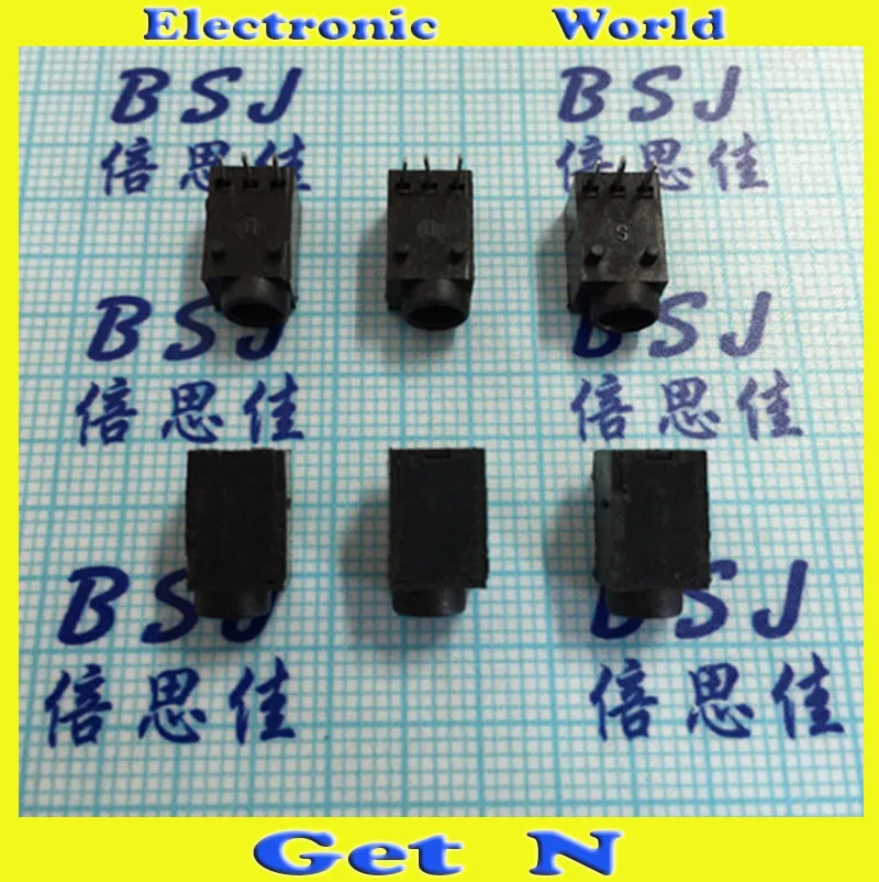 200pcs DC-003 1.3mm Copper DC Power Plug Connector 3Pins AC Scoket Jack | Обустройство дома