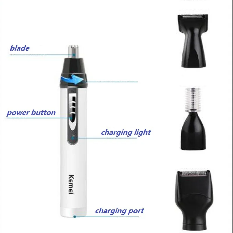 4 в 1 перезаряжаемый триммер для носа и ушей|hair trimmer women|women hair trimmerface shaver for women |