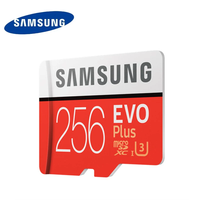 Карта Micro SD SAMSUNG EVO 256 ГБ/128 ГБ/64 Гб U3 microSDXC 32 Гб U1 MicroSDHC класс 10 TF карта памяти C10 флэш-карты для телефона - Емкость: MB-MC-256GB