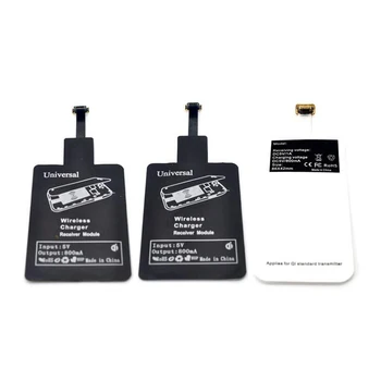 

Slim Qi Wireless Charger Receiver Fast Charging Receiver for iphone 5 6 s 6plus 7 7plus Type-C/Android Wireless Charger Pad Coil