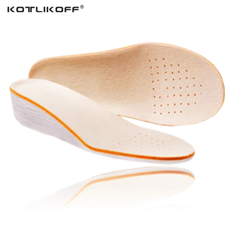 

KOTLIKOFF Height increasing Insoles Men and Women Insole Sport Shock Absorbing Insoles foot pad Heel Spur shoe pad inserts