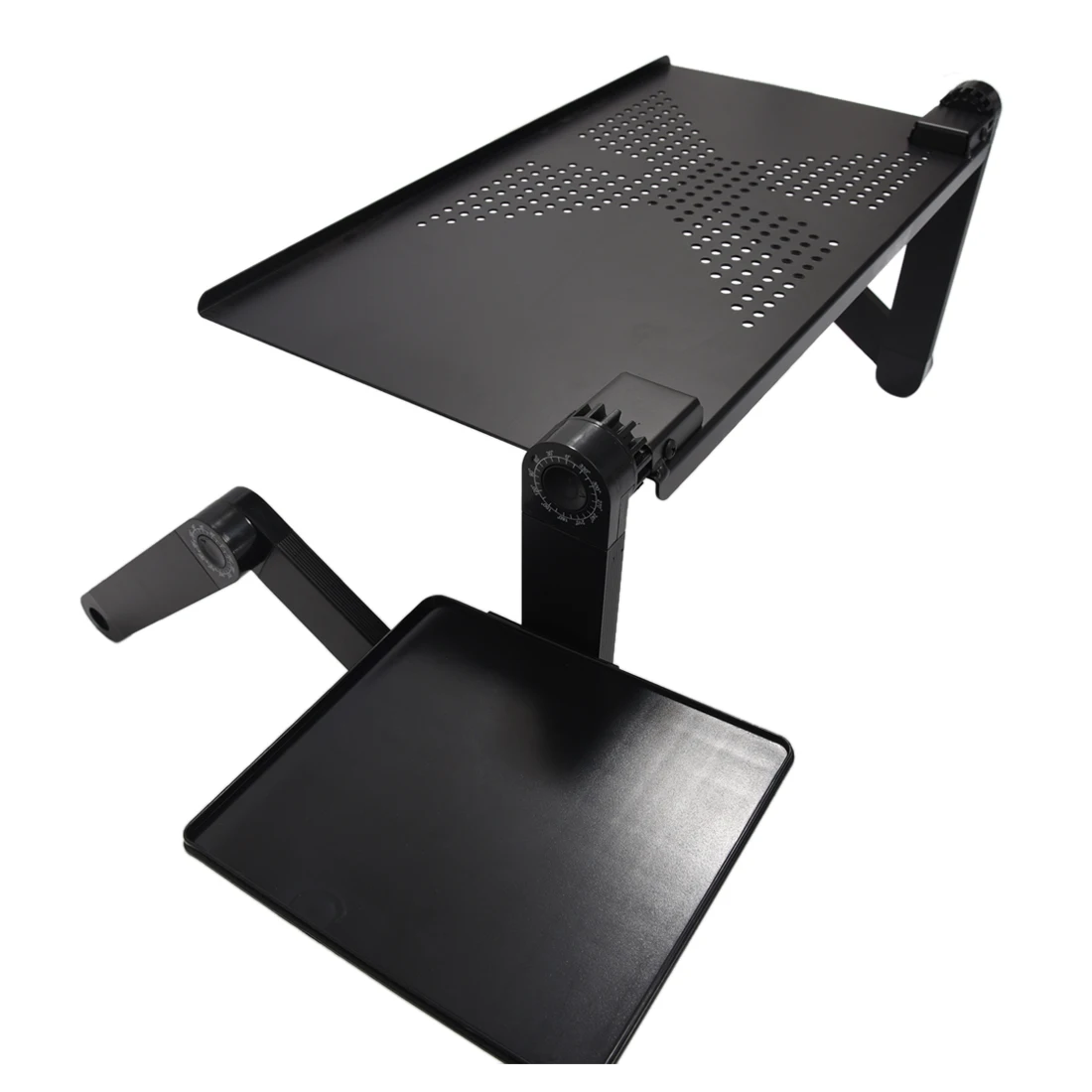 Portable Foldable Adjustable Laptop Desk Computer Table Stand Tray For Sofa Bed Black Folding desk wear-resistant aluminum alloy Portable Foldable Adjustable Laptop Desk Computer Table Stand Tray For Sofa Bed Black Folding desk wear-resistant aluminum alloy