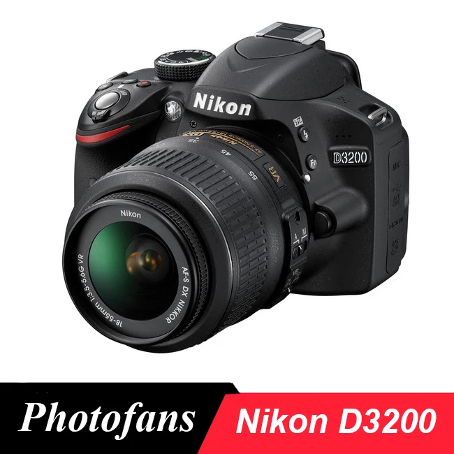 Nikon D3200 DSLR Камера с фирменнй переходник для объектива Canon 18-55 объектив-24.2MP-видео(новая