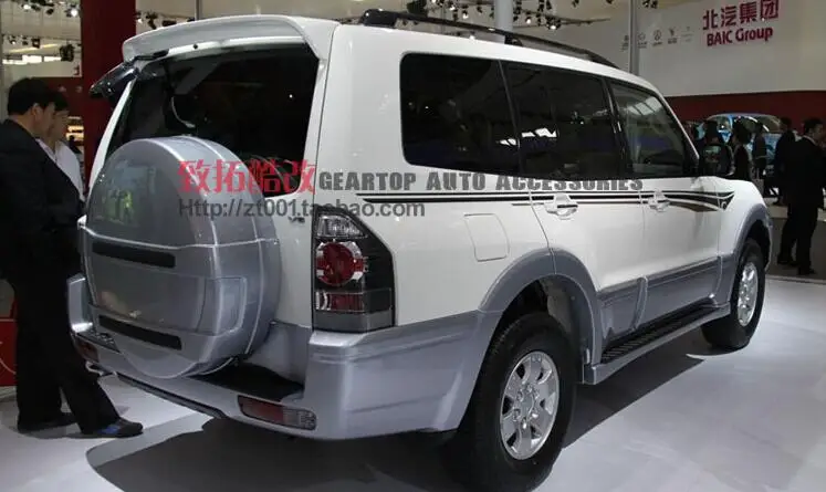 

ABS primer Car rear Trunk Lip Spoiler Wing Fit For Mitsubishi Pajero V93 V97 2005-2016 BY EMS