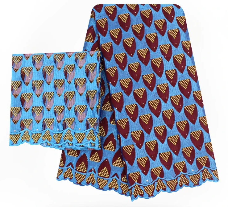 

Hot Sale African Cotton Swiss Voile Lace Fabric High Quality With Stones Swiss Voile Lace In Switzerland African Fabric