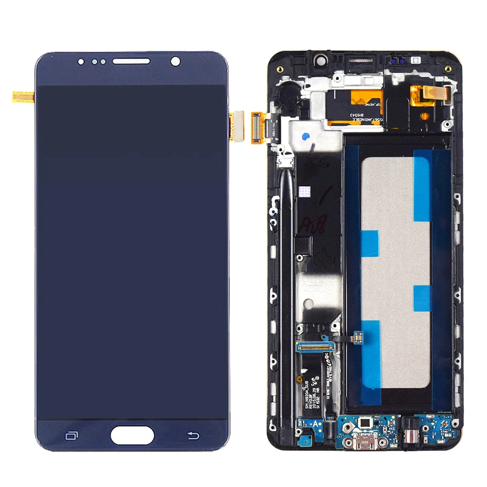 TFT дисплей для samsung Galaxy N920P ЖК-дигитайзер сенсор с рамкой сенсорный экран для samsung Note 5 N920A N920V ЖК-экран