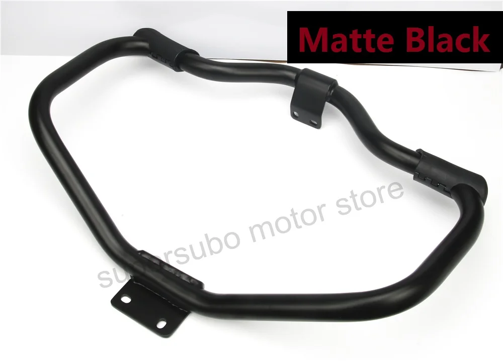 Motorcycle Black Mustache Highway Engine Guard Crash Bar For Harley