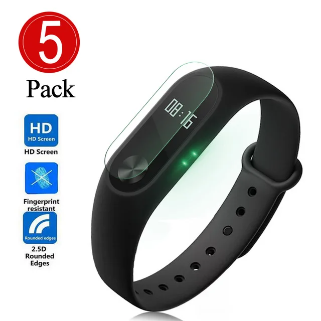

5 Pcs/Lot Anti-Scratch TPU Soft Full Coverage Screen Protector For Xiaomi Mi Band 3 Smart Wristband Screen Protectors NOT GLASS