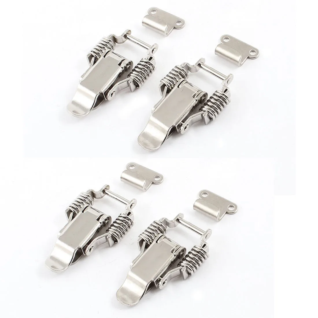 

CNIM Hot 4 Set Aviation Toolbox Silver Tone Straight Loop Toggle Latch Catches