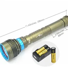 14000lm 7x XM-L L2 светодиодный 18650/26650 Дайвинг фонарик подводный 200 м лампа+ 3x18650 Батарея+ Зарядное устройство