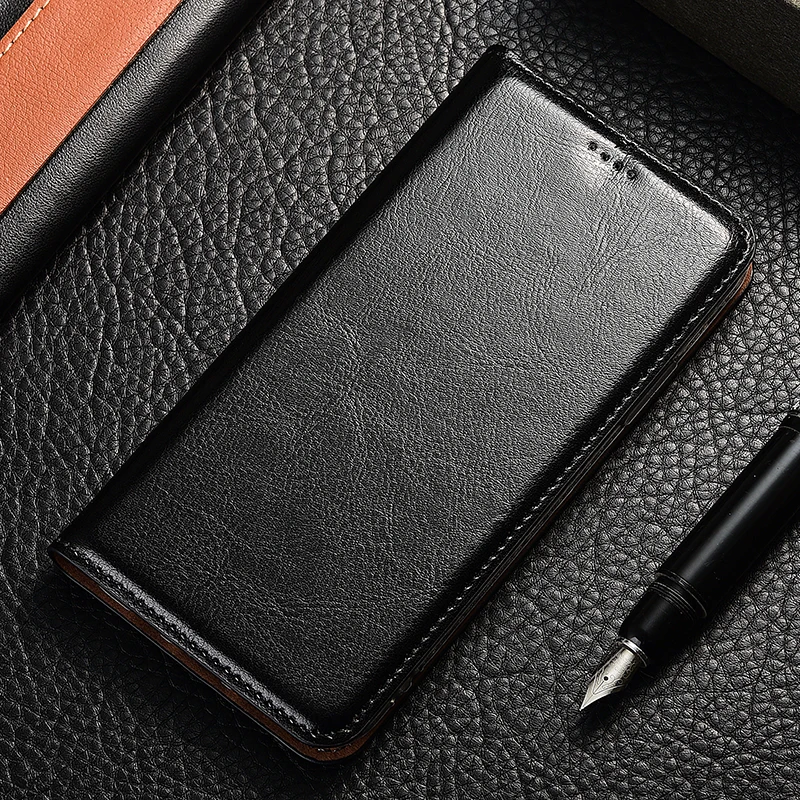 

Crazy horse Genuine Leather Case Lenovo K3 K5 K5S K6 K8 K10 A5 Lemon K10 A7000 Play Note Plus Pro 2018 Flip Stand Phone Cover