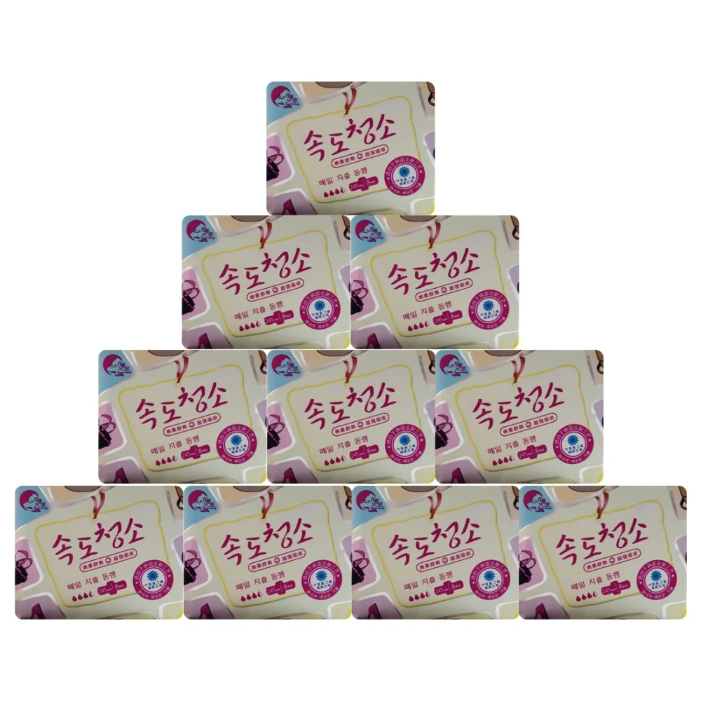 

Daily 80piece=10Pack 245mm Suitable for a variety of gynecological inflammation caused by leucorrhea, increased leucorrhea odor