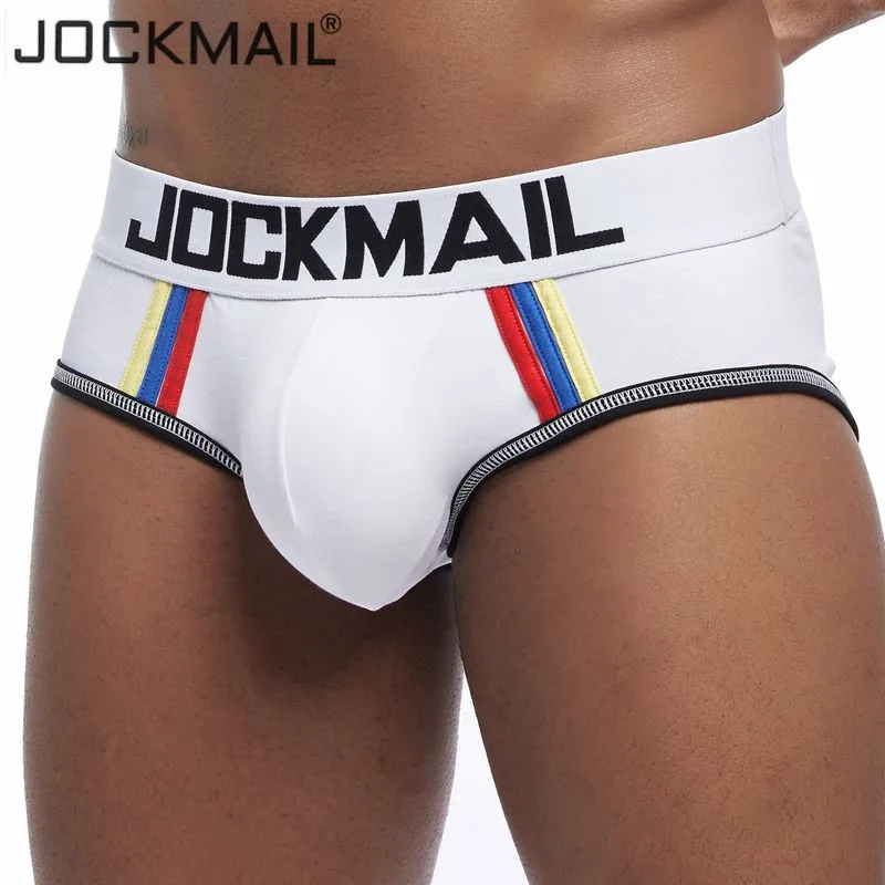 Трусы брифы JOCKMAIL мужские с мешочком для пениса пикантное нижнее белье трусы из