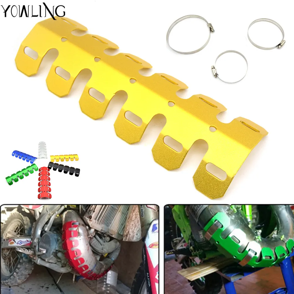 

New Motorcycle Exhaust Muffler Pipe Heat Shield Cover Guard For Yamaha YZ125 YZ250 YZ250F YZ426F YZ450F YZ 426F 450F 250F