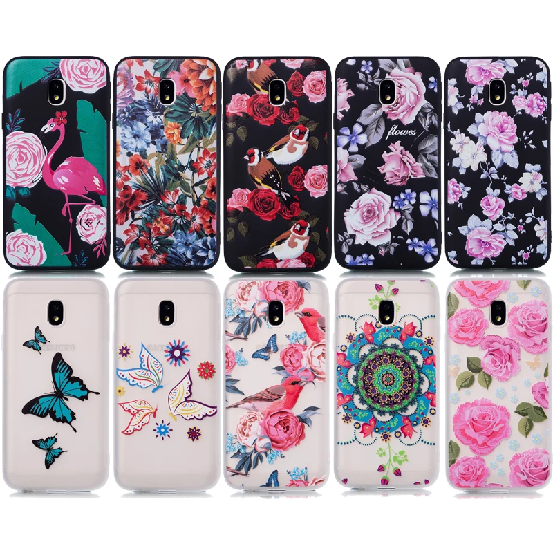 Luxury Butterfly Flower Frosted Soft TPU Phone Cases Cover