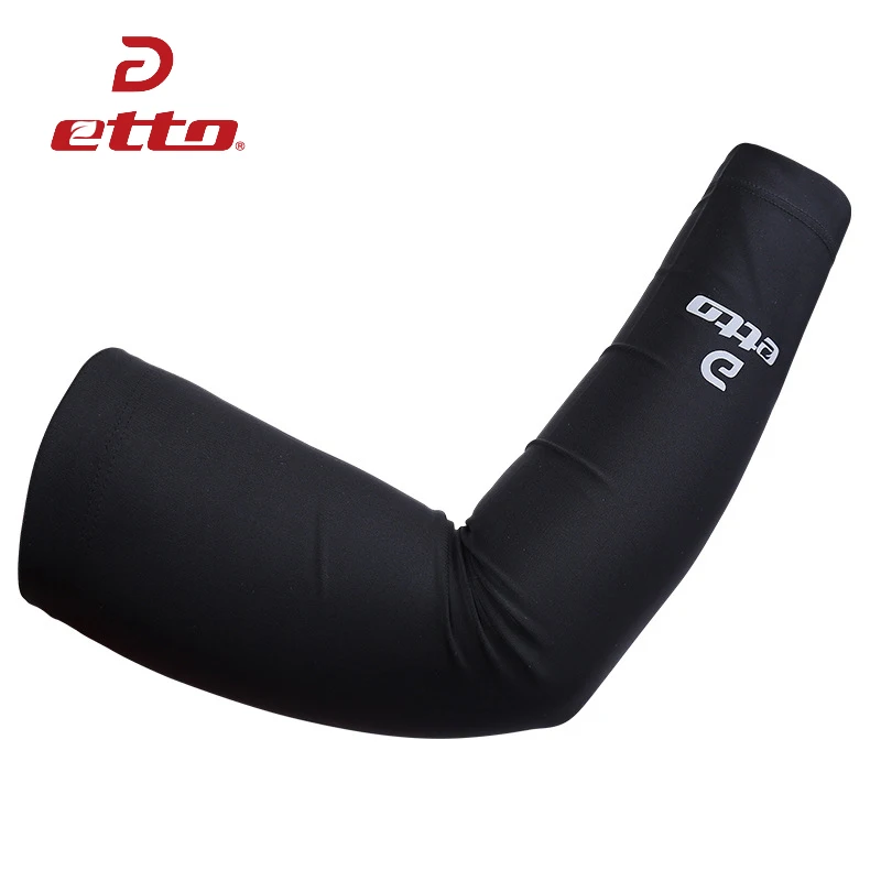 Etto 1 PC Arm Sleeve Running Cycling Arm Warmers Elbow Protector Pads
