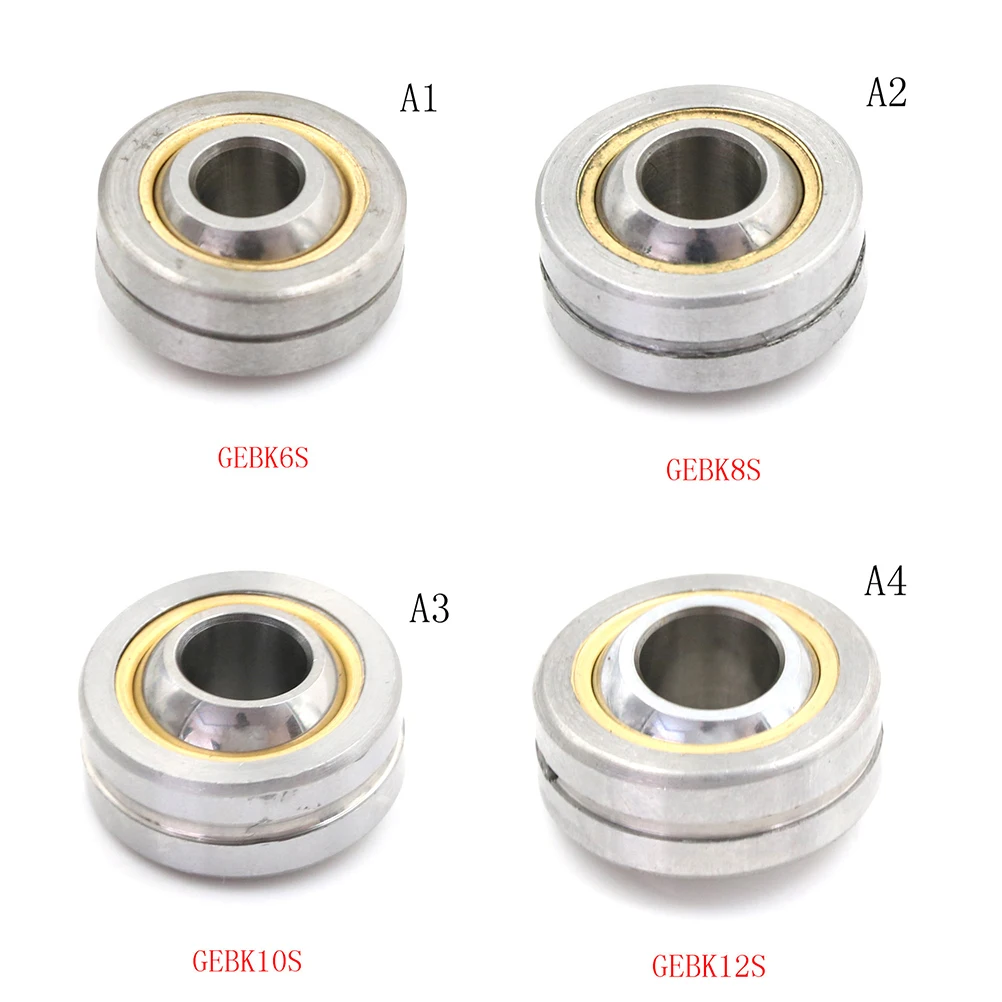 

1Pcs Spherical Plain Radial Bearing GEBK6S/GEBK8S/GEBK10S/GEBK12S