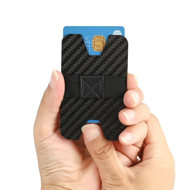 Углеродное волокно кредитный держатель для карт протектор RFID мужской держатель для карт ID держатель для карт s