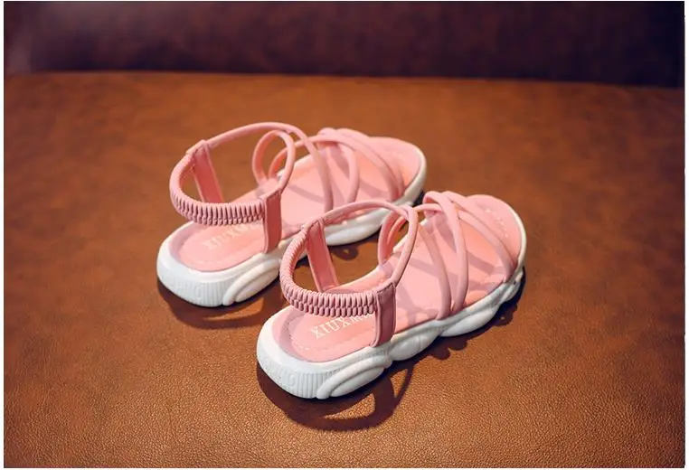 HaoChengJiaDe/Новые сандалии для девочек; детские сандалии-гладиаторы; детская пляжная обувь; Летние Детские Модные Качественные повседневные сандалии для малышей