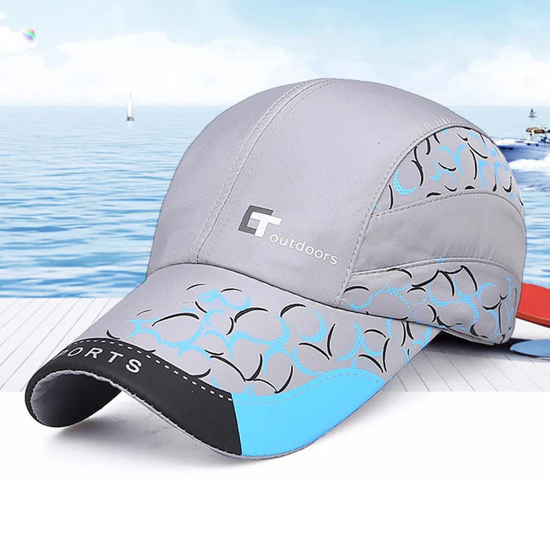 

MEN Ultra-thin Quick-drying Sports Cap Outdoor Running Camping Wicking Cap Breathable Sunshade Tennis Baseball Hat