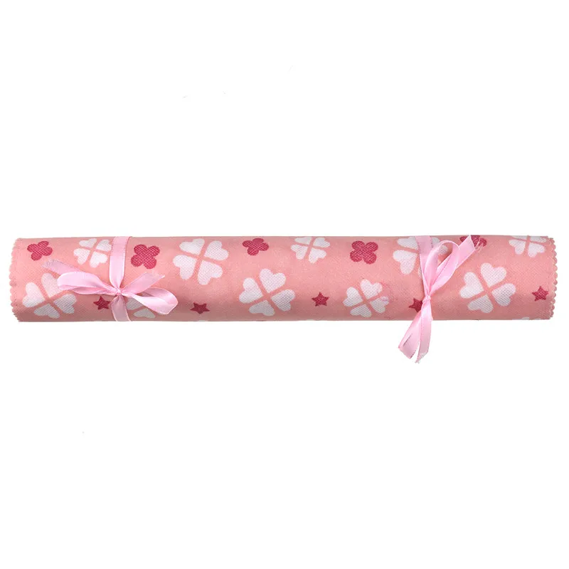 Looen новые спицы для вязания 36 шт. 35 см(13,78 дюйма) Бамбуковые Спицы 18 размеров от 2,0 мм до 10,0 мм с розовой сумкой для начинающих