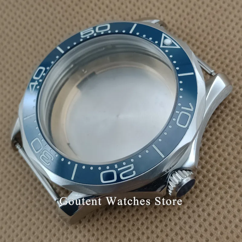 

Hot Selling 41mm Silver Watch Case Super Luminous Bezel Fit for ETA 2836 MIYOTA 8215 821A Automatic Movement