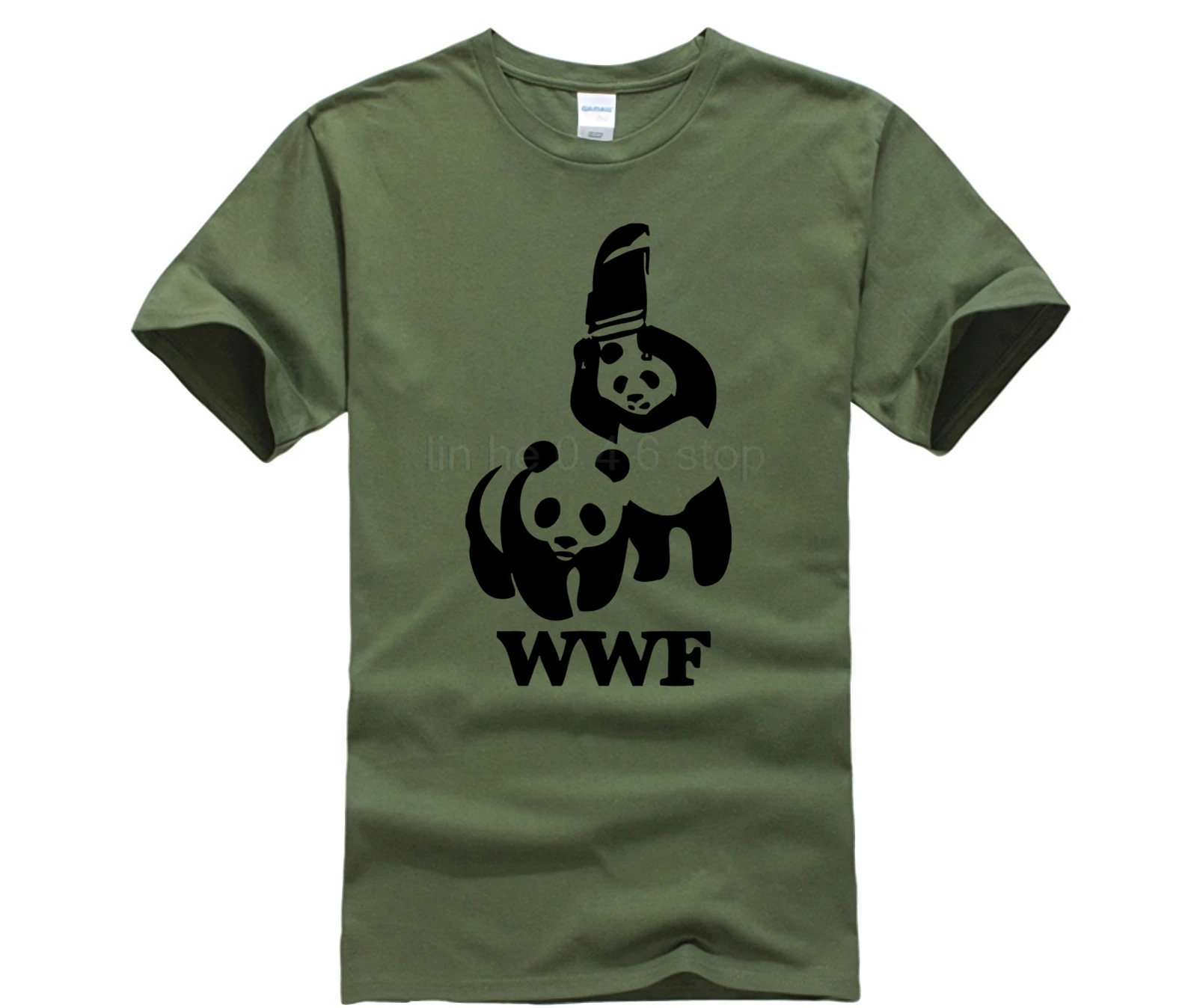 WWF المصارعة الباندا الكوميديا قصيرة الأكمام بارد Camiseta T قميص الرجال T قميص الصيف أزياء تي شيرتات عجيبة WWF المصارعة الباندا الكوميديا قصيرة الأكمام بارد Camiseta T قميص الرجال T قميص الصيف أزياء تي شيرتات عجيبة