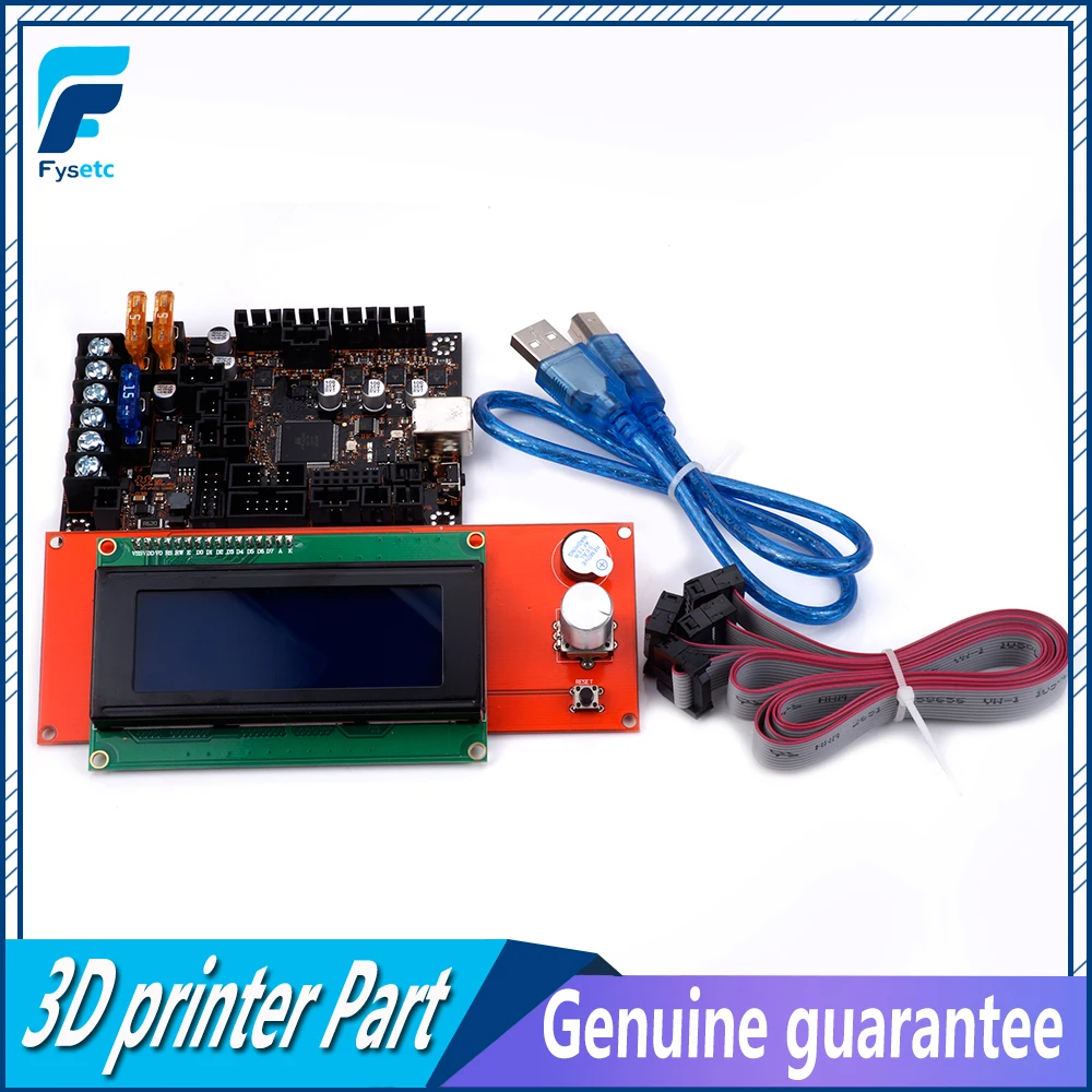 EinsyRambo 1.1a материнская плата для Prusa i3 MK3 с 4 Trinamic TMC2130 управление 4 Mosfet переключаемые выходы+ 2004 ЖК-дисплей