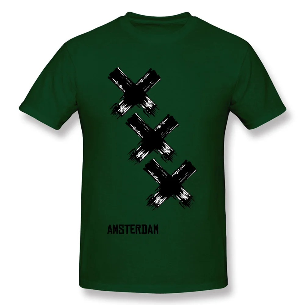 Tops & Tees Amsterdam Dry Brush Summer Discount Normal Short Sleeve 100% Cotton Crew Neck Mens T Shirts Normal Tops Tees Amsterdam Dry Brush dark