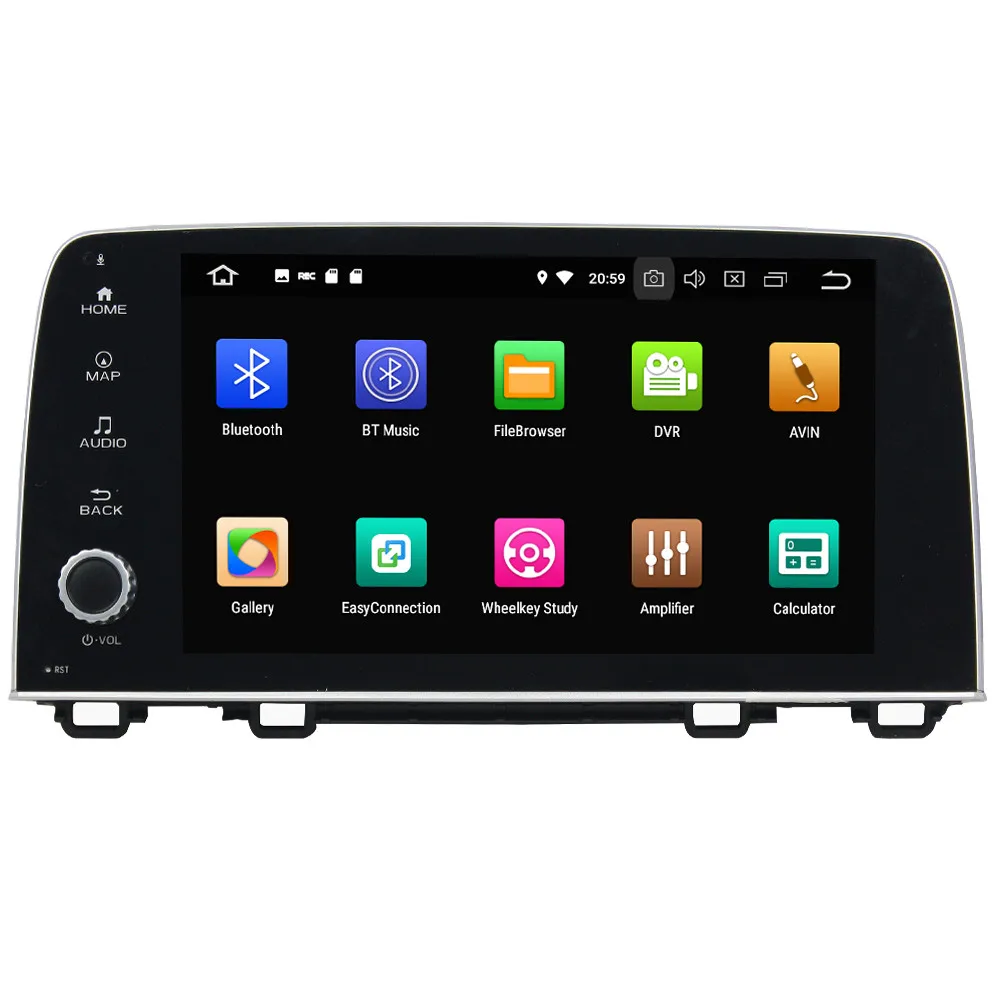 Cheap 9" IPS Octa Core 4G WIFI Android 8.1 4GB RAM 64GB ROM RDS BT Car DVD Multimedia Player Radio Stereo For Honda CRV CR-V 2017 2018 1