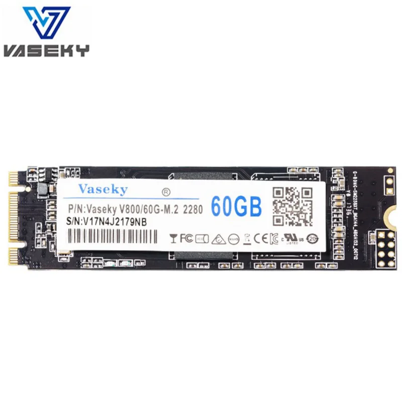  Vaseky interna unidades de estado sólido M.2 2280 256GB 128 GB 60 GB SSD NGFF conector hdd M2 ssd d