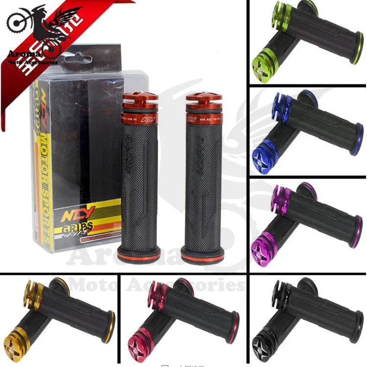8 Colors Available 7/8'' 22mm Motorcycle Grips Motorbike Handlebar Hand