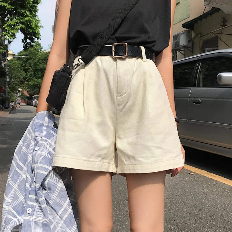 3 цвета Mihoshop Ulzzang Корейская женская модная одежда Высокая талия опрятные