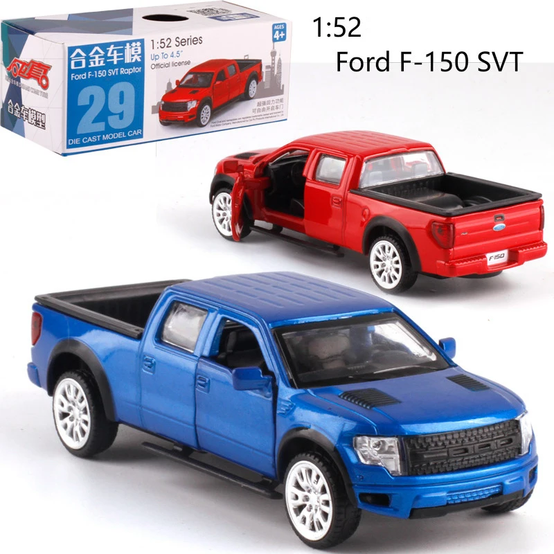 Caipo 1:52 Тяговый автомобиль Ford F150 литая металлическая модель автомобиля для