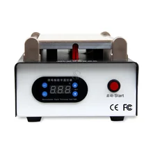 Новейшая модель; черные 7-дюймовый ЖК-дисплей для разделения TBK-988 со встроенным вакуумный насос Сенсорный экран сепаратор машина для ремонта мобильного телефона