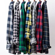 Мужские Фланелевые однобортные рубашки с длинным рукавом Camisa, клетчатые рубашки с добавлением шерсти, теплые зимние осенние рубашки Camisa